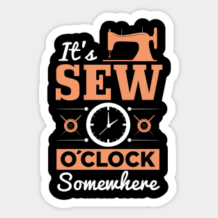 Funny Sewing Sewer Design Sticker